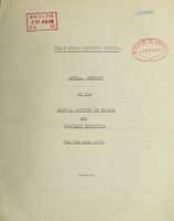 view [Report 1939] / Medical Officer of Health, Irlam U.D.C.