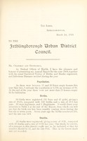 view [Report 1909] / Medical Officer of Health, Irthlingborough U.D.C.