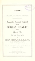 view [Report 1918] / Medical Officer of Health, Isle of Ely County Council.