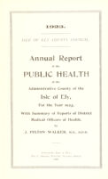 view [Report 1923] / Medical Officer of Health, Isle of Ely County Council.