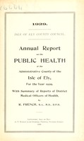 view [Report 1929] / Medical Officer of Health, Isle of Ely County Council.