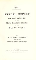 view [Report 1914] / Medical Officer of Health, Isle of Wight R.D.C.