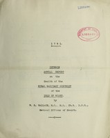 view [Report 1941] / Medical Officer of Health, Isle of Wight R.D.C.