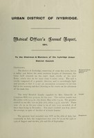 view [Report 1911] / Medical Officer of Health, Ivybridge U.D.C.