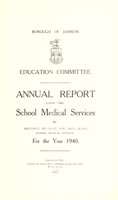 view [Report 1940] / School Medical Officer of Health, Jarrow Borough.