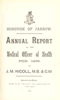 view [Report 1896] / Medical Officer of Health, Jarrow Borough.