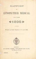 view [Report 1895] / Medical Officer of Health, Jersey.