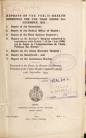 view [Report 1953] / Medical Officer of Health, Jersey.