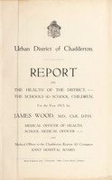 view [Report 1913] / Medical Officer of Health, Chadderton U.D.C.