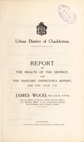 view [Report 1923] / Medical Officer of Health, Chadderton U.D.C.