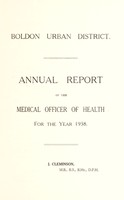 view [Report 1938] / Medical Officer of Health, Boldon U.D.C.