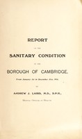 view [Report 1914] / Medical Officer of Health, Cambridge Borough.