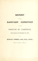 view [Report 1907] / Medical Officer of Health, Cambridge Borough.