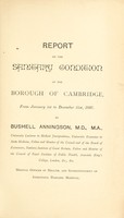 view [Report 1897] / Medical Officer of Health, Cambridge Borough.