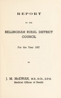 view [Report 1957] / Medical Officer of Health, Bellingham R.D.C.