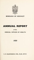 view [Report 1959] / Medical Officer of Health, Keighley Borough.