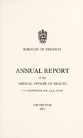 view [Report 1972] / Medical Officer of Health, Keighley Borough.