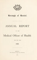 view [Report 1939] / Medical Officer of Health, Kendal Borough.