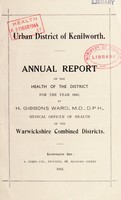 view [Report 1942] / Medical Officer of Health, Kenilworth U.D.C.