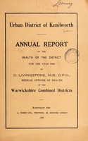 view [Report 1959] / Medical Officer of Health, Kenilworth U.D.C.