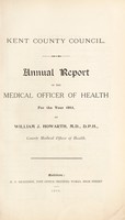 view [Report 1911] / Medical Officer of Health, Kent County Council.