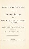 view [Report 1927] / Medical Officer of Health, Kent County Council.