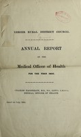 view [Report 1937] / Medical Officer of Health, Kerrier R.D.C.