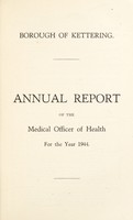 view [Report 1944] / Medical Officer of Health, Kettering Borough.