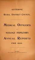 view [Report 1898] / Medical Officer of Health, Kettering R.D.C.