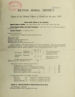 view [Report 1937] / Medical Officer of Health, Ketton R.D.C.