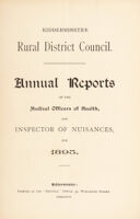 view [Report 1895] / Medical Officer of Health, Kidderminster R.D.C.