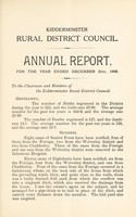 view [Report 1908] / Medical Officer of Health, Kidderminster R.D.C.