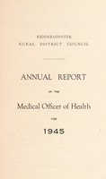 view [Report 1945] / Medical Officer of Health, Kidderminster R.D.C.