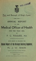 view [Report 1925] / Medical Officer of Health, King's Lynn Borough & Port.