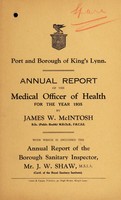 view [Report 1935] / Medical Officer of Health, King's Lynn Borough & Port.