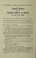 view [Report 1948] / Medical Officer of Health, Kingsbridge U.D.C.