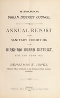 view [Report 1907] / Medical Officer of Health, Kirkham U.D.C.