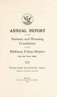 view [Report 1938] / Medical Officer of Health, Kirkham U.D.C.