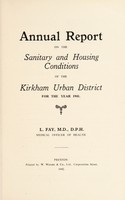 view [Report 1941] / Medical Officer of Health, Kirkham U.D.C.