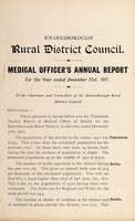 view [Report 1911] / Medical Officer of Health, Knaresborough R.D.C.