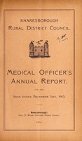 view [Report 1913] / Medical Officer of Health, Knaresborough R.D.C.