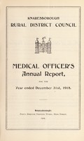 view [Report 1918] / Medical Officer of Health, Knaresborough R.D.C.