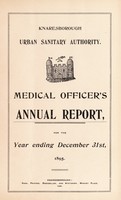 view [Report 1895] / Medical Officer of Health, Knaresborough U.D.C.