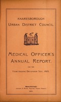 view [Report 1905] / Medical Officer of Health, Knaresborough U.D.C.