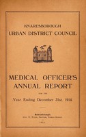 view [Report 1914] / Medical Officer of Health, Knaresborough U.D.C.