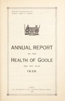 view [Report 1939] / Medical Officer of Health, Goole Borough.