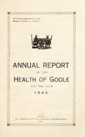 view [Report 1943] / Medical Officer of Health, Goole Borough.