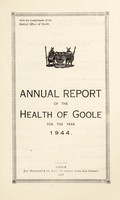 view [Report 1944] / Medical Officer of Health, Goole Borough.