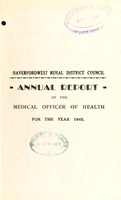 view [Report 1945] / Medical Officer of Health, Haverfordwest R.D.C.