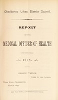 view [Report 1898] / Medical Officer of Health, Chadderton U.D.C.